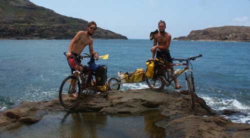 Tim and Dan and the top of Australia!!!