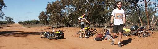 Having a lunch break