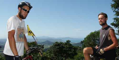Tim and Dan, first view of the Ocean since Victoria