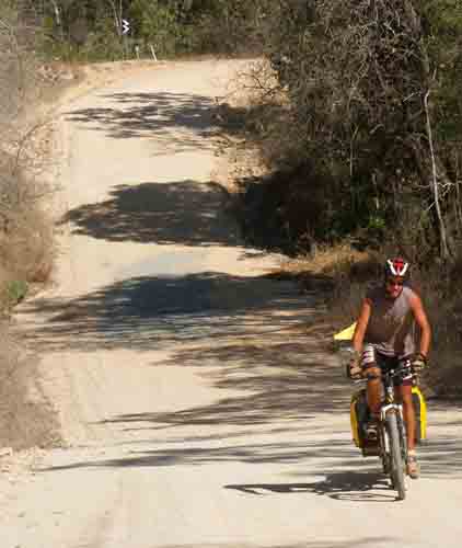 Dan, cycling out of another dip