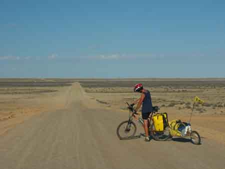 Dan, checking GPS on sand dune
